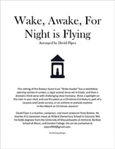 Wake, Awake, for Night is Flying TTBB choral sheet music cover